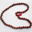 Rose Rudraksh Mala beads